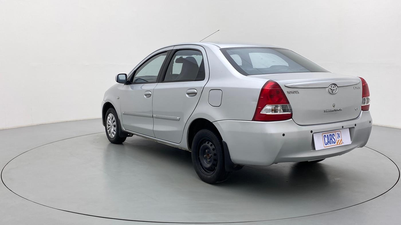 2013 Toyota Etios G, Petrol, Manual, 46,954 km, Left Back Diagonal