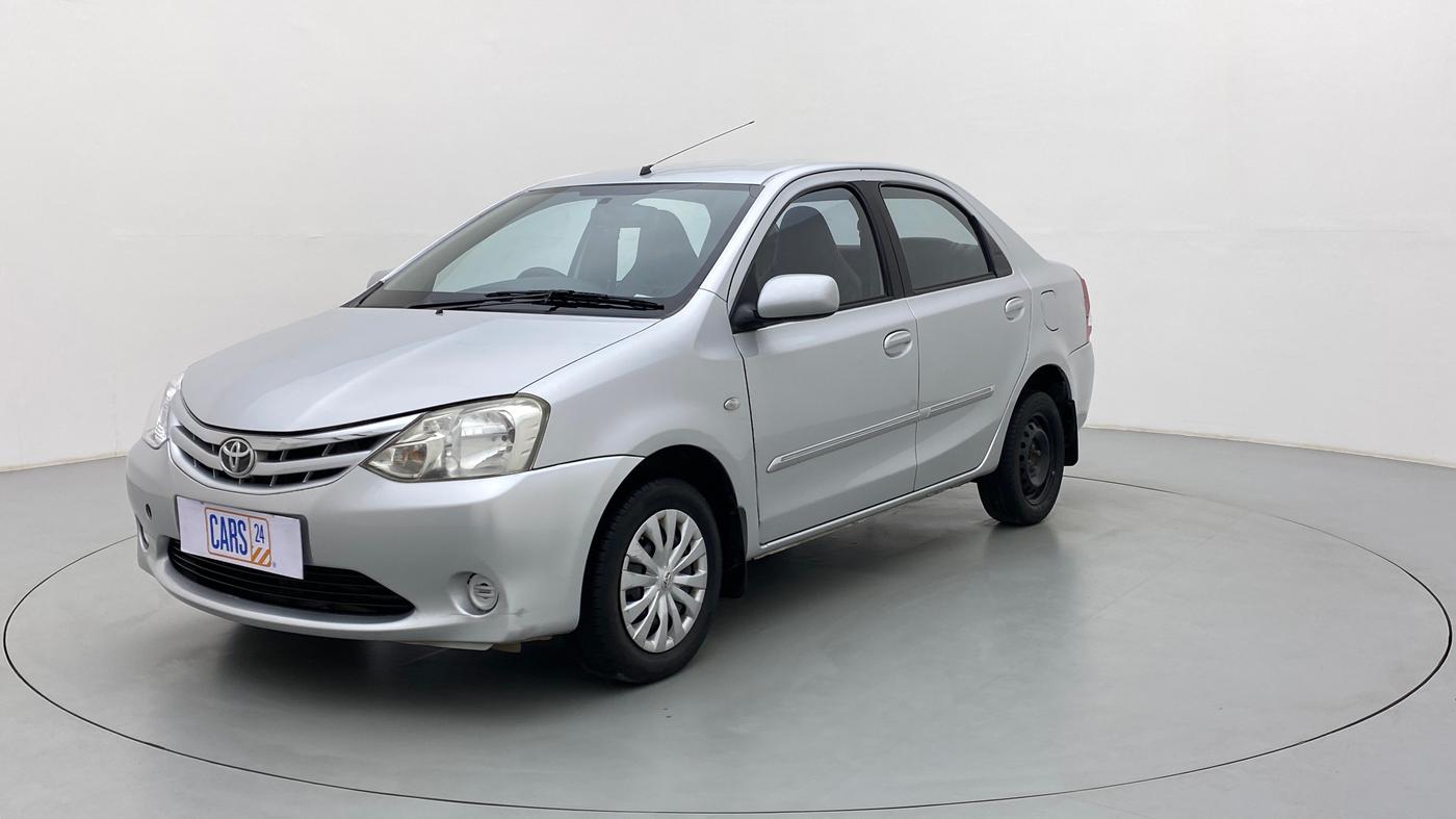 2013 Toyota Etios G, Petrol, Manual, 46,954 km, Left Front Diagonal