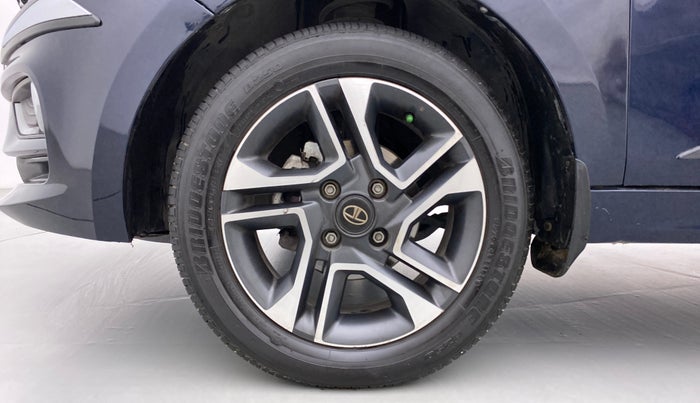 2021 Tata TIGOR XZA PLUS PETROL, Petrol, Automatic, 12,277 km, Left Front Wheel