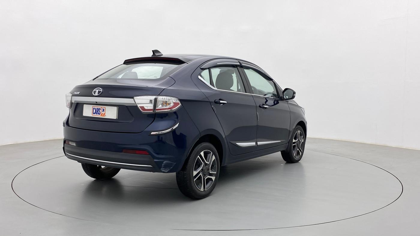 2021 Tata TIGOR XZA PLUS PETROL, Petrol, Automatic, 12,277 km, Right Back Diagonal