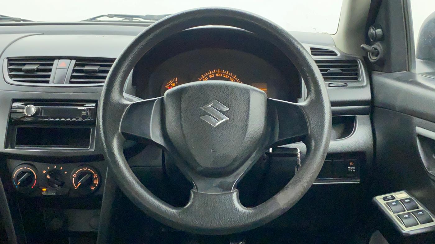 2012 Maruti Swift LXI, Petrol, Manual, 52,991 km, Steering Wheel Close Up