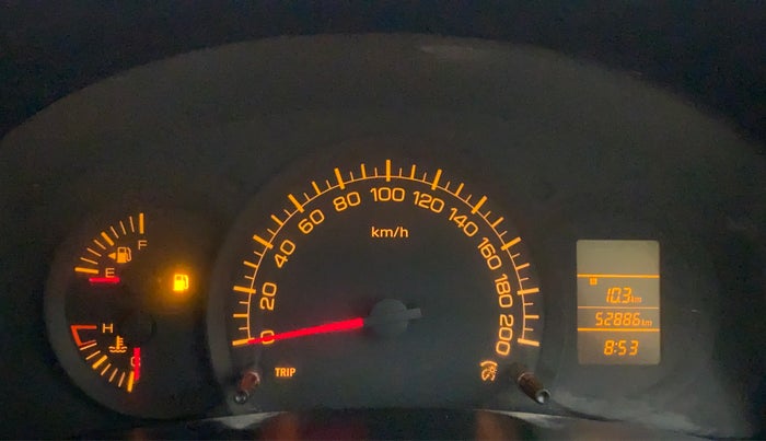 2012 Maruti Swift LXI, Petrol, Manual, 52,991 km, Odometer Image