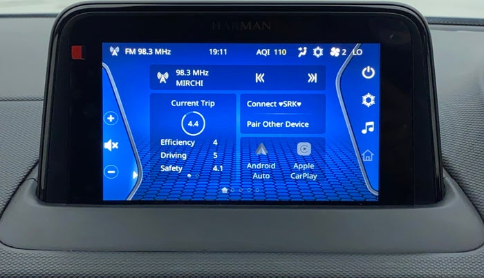 2022 Tata NEXON XZ PLUS (HS) PETROL, Petrol, Manual, 17,501 km, Infotainment System