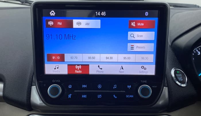 2021 Ford Ecosport 1.5 TITANIUM TI VCT, Petrol, Manual, 6,517 km, Infotainment System