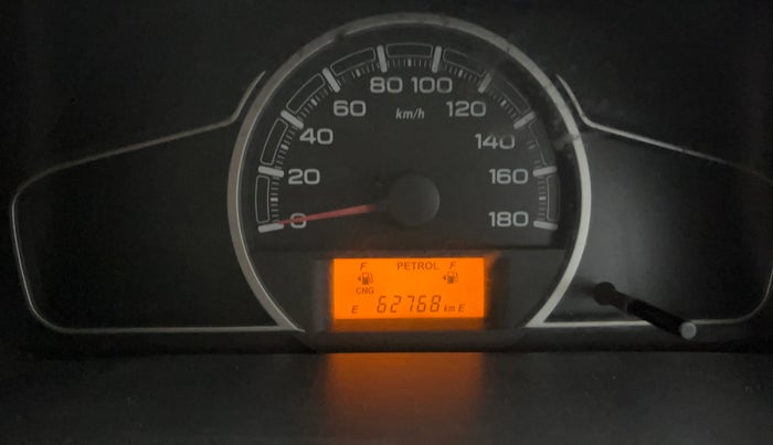 2016 Maruti Alto K10 LXI CNG, CNG, Manual, 62,700 km, Odometer Image