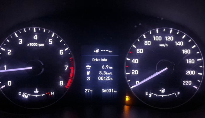 2019 Hyundai Creta SX (O) 1.6 PETROL, Petrol, Manual, 36,038 km, Odometer Image