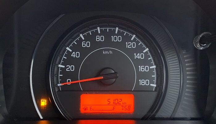 2020 Maruti New Wagon-R LXI 1.0, Petrol, Manual, 5,102 km, Odometer Image