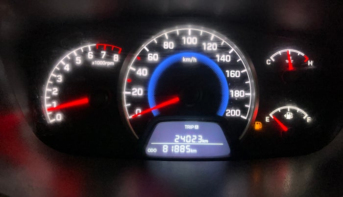 2017 Hyundai Grand i10 SPORTZ (O) 1.2 KAPPA VTVT, CNG, Manual, 81,878 km, Odometer Image