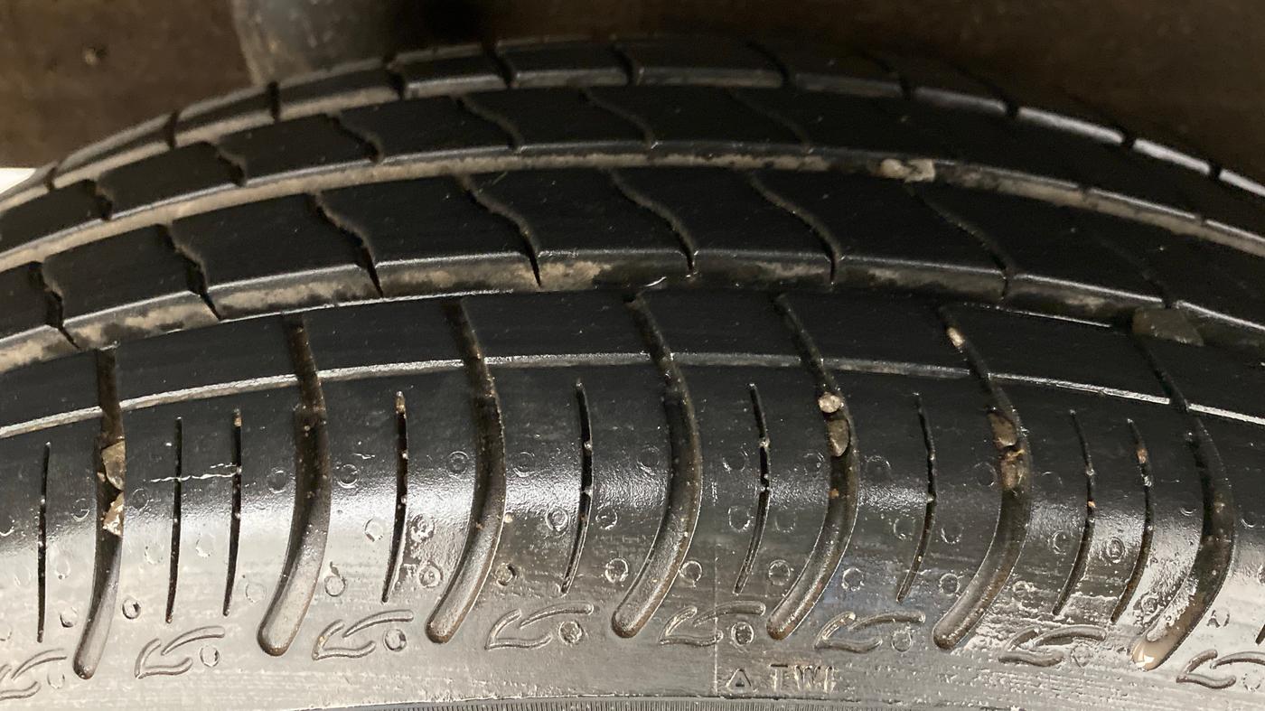 2022 Maruti S PRESSO VXI PLUS, Petrol, Manual, 11,380 km, Right Rear Tyre Tread