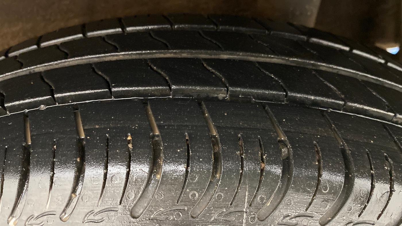 2022 Maruti S PRESSO VXI PLUS, Petrol, Manual, 11,380 km, Left Rear Tyre Tread
