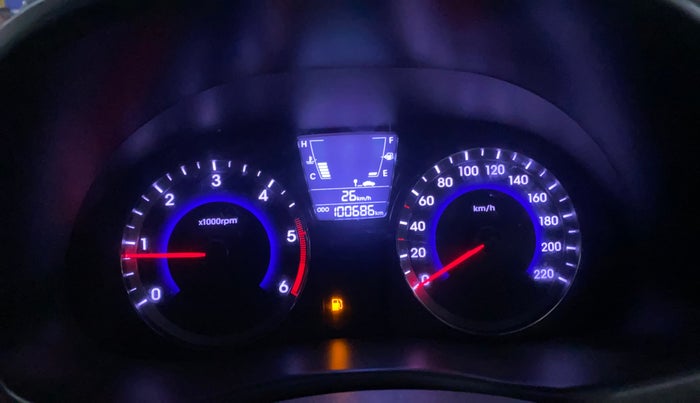 2017 Hyundai Verna 1.6 CRDI SX, Diesel, Manual, 1,00,677 km, Odometer Image