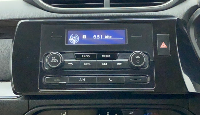 2019 Honda Amaze 1.5L I-DTEC S CVT, Diesel, Automatic, 75,586 km, Infotainment System