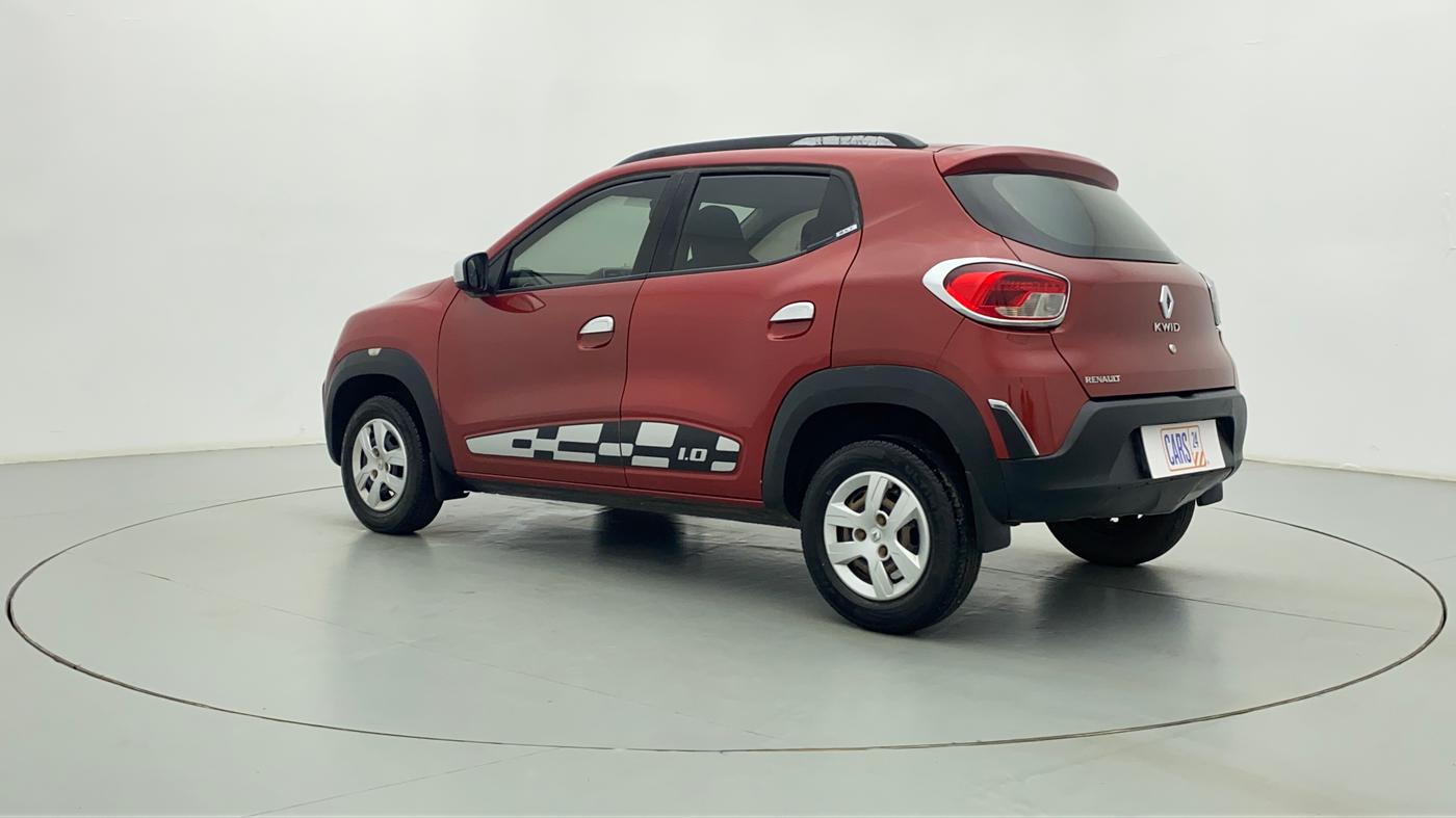 2018 Renault Kwid 1.0 RXT Opt, Petrol, Manual, 71,630 km, Left Back Diagonal (45- Degree) View