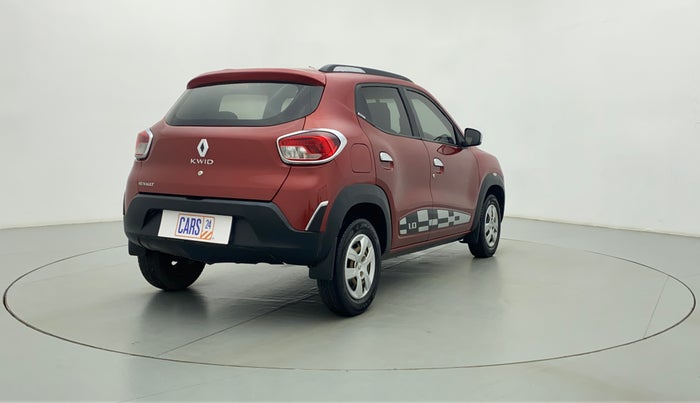 2018 Renault Kwid 1.0 RXT Opt, Petrol, Manual, 71,630 km, Right Back Diagonal (45- Degree) View