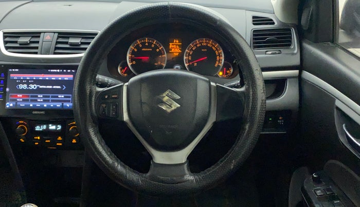 2013 Maruti Swift ZXI, Petrol, Manual, 85,362 km, Steering Wheel Close Up