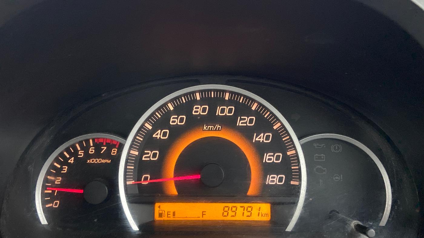 2013 Maruti Wagon R 1.0 VXI, Petrol, Manual, 89,791 km, Odometer Image
