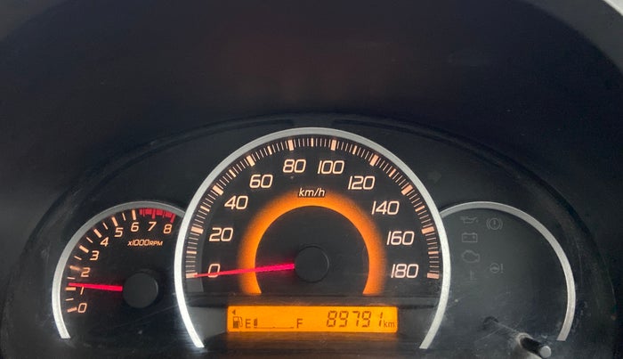 2013 Maruti Wagon R 1.0 VXI, Petrol, Manual, 89,791 km, Odometer Image