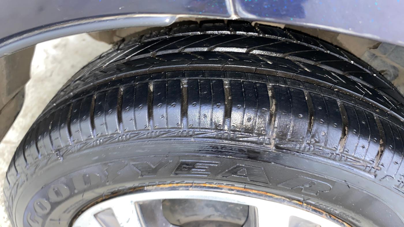 2024 Tata TIGOR XZA Plus iCNG , CNG, Automatic, 34,848 km, Right Rear Tyre Tread
