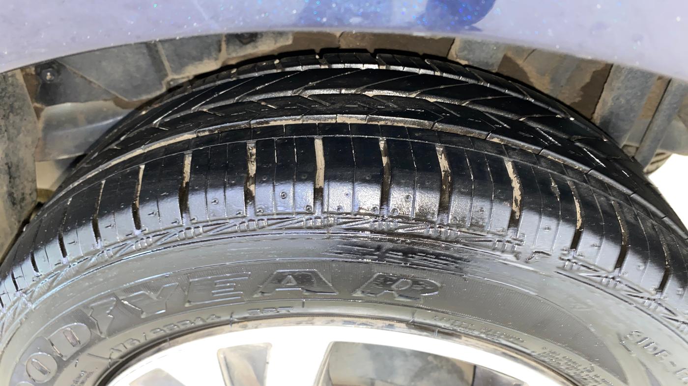 2024 Tata TIGOR XZA Plus iCNG , CNG, Automatic, 34,848 km, Left Rear Tyre Tread