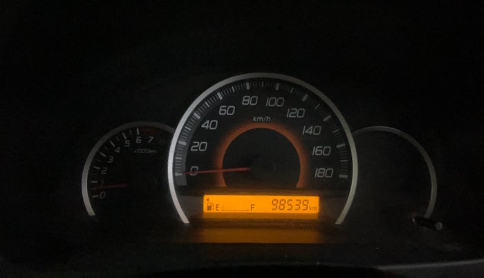 2013 Maruti Wagon R 1.0 VXI, Petrol, Manual, 98,532 km, Odometer Image