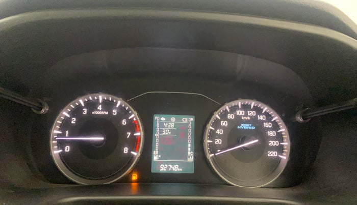 2022 Maruti BREZZA VXI SMART HYBRID, Petrol, Manual, 92,716 km, Odometer Image