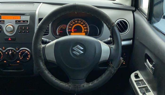 2012 Maruti Wagon R 1.0 VXI, Petrol, Manual, 28,524 km, Steering Wheel Close Up