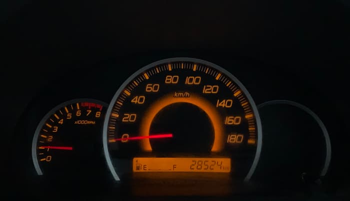 2012 Maruti Wagon R 1.0 VXI, Petrol, Manual, 28,524 km, Odometer Image