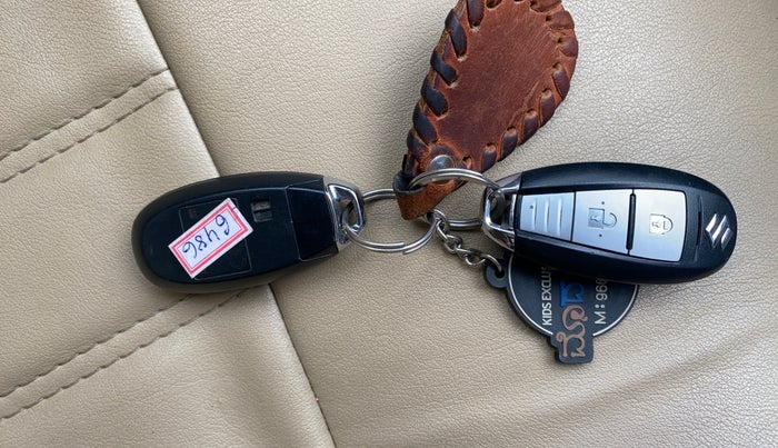 2017 Maruti Ertiga ZXI, Petrol, Manual, 74,540 km, Key Close Up