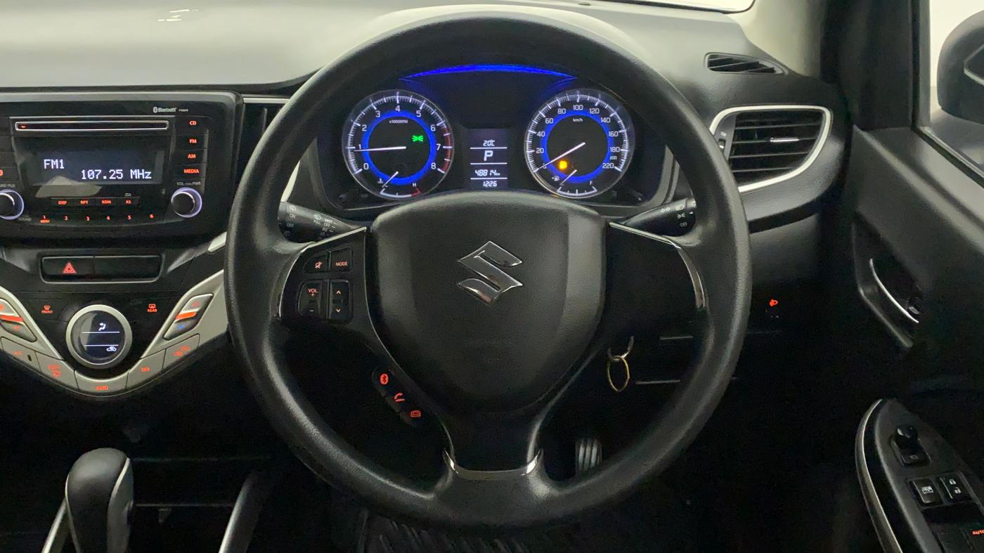 2016 Maruti Baleno DELTA CVT PETROL 1.2, CNG, Automatic, 48,814 km, Steering Wheel Close Up