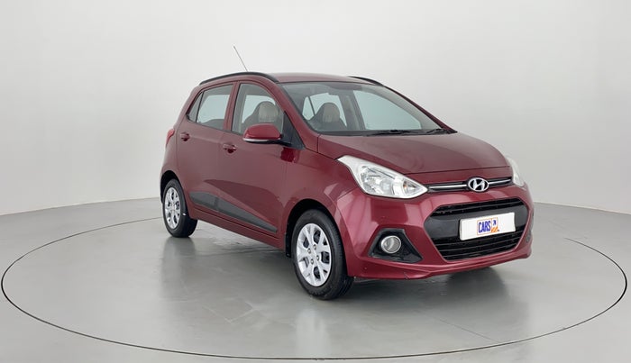 2015 Hyundai Grand i10 SPORTZ 1.2 KAPPA VTVT, Petrol, Manual, 47,320 km, Right Front Diagonal