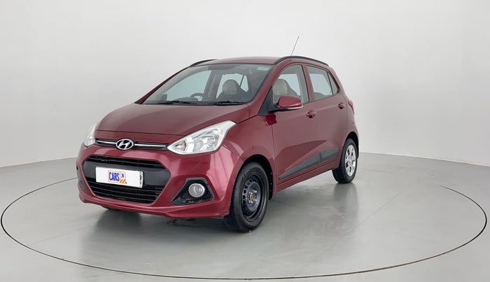 2015 Hyundai Grand i10 SPORTZ 1.2 KAPPA VTVT, Petrol, Manual, 47,320 km, Left Front Diagonal