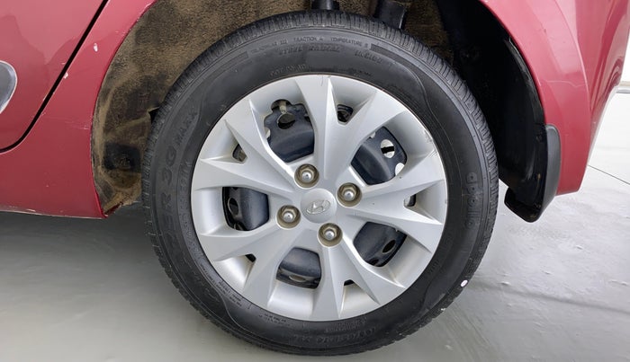 2015 Hyundai Grand i10 SPORTZ 1.2 KAPPA VTVT, Petrol, Manual, 47,320 km, Left Rear Wheel