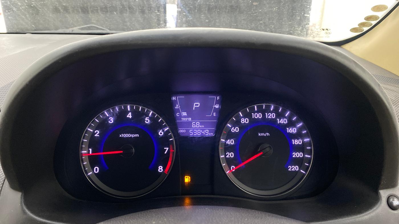 2014 Hyundai Verna FLUIDIC 1.6 VTVT SX AT, Petrol, Automatic, 53,822 km, Odometer Image