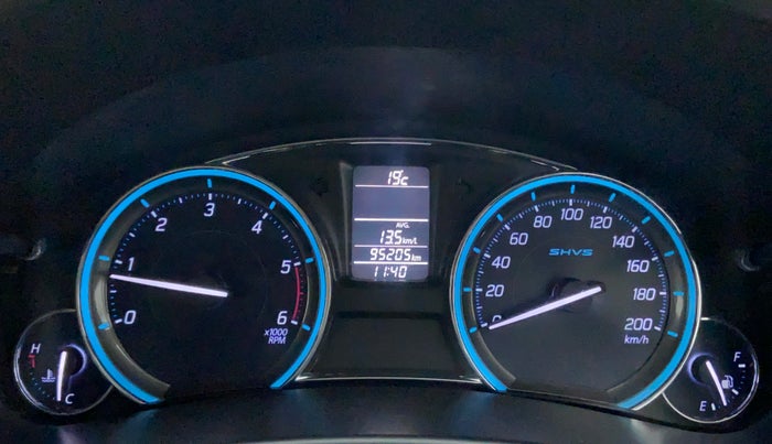 2017 Maruti Ciaz  ZDI SHVS, Diesel, Manual, 95,099 km, Odometer Image