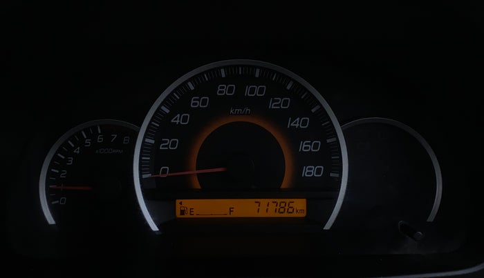 2013 Maruti Wagon R 1.0 VXI, Petrol, Manual, 71,782 km, Odometer Image