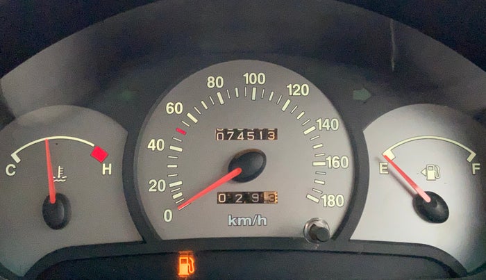 2010 Hyundai Santro Xing GLS LPG, LPG, Manual, 74,797 km, Odometer Image