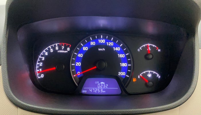 2015 Hyundai Xcent S (O) 1.2, Petrol, Manual, 47,216 km, Odometer Image