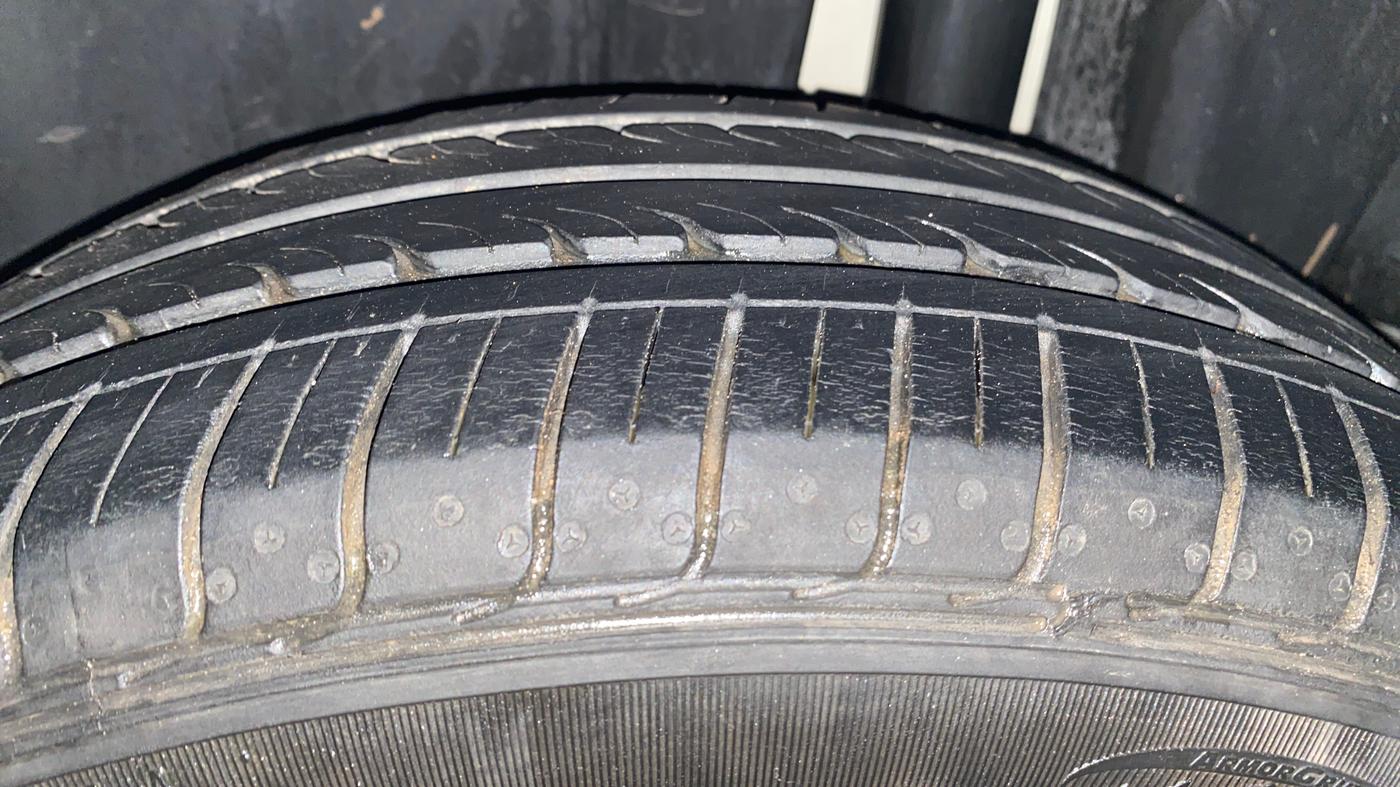 2018 Maruti Ciaz DELTA 1.4 MT PETROL, Petrol, Manual, 58,071 km, Left Rear Tyre Tread