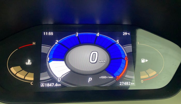 2022 Nissan MAGNITE XV TURBO CVT, Petrol, Automatic, 27,479 km, Odometer Image