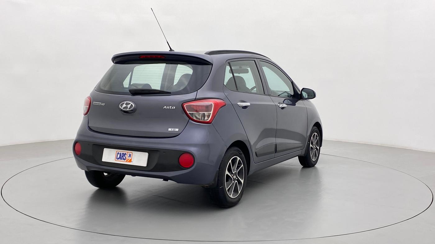 2017 Hyundai Grand i10 ASTA 1.2 VTVT, Petrol, Manual, 76,001 km, Right Back Diagonal