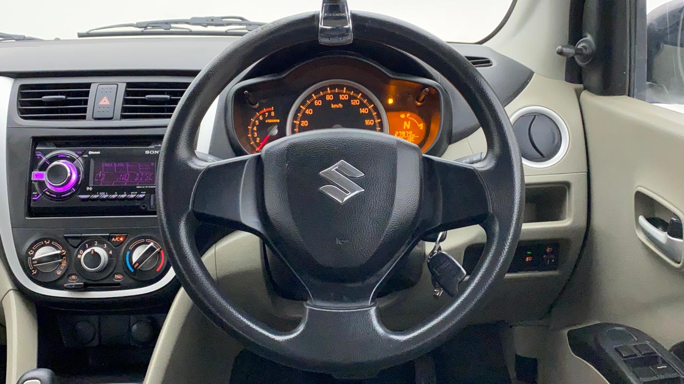 2015 Maruti Celerio VXI AT, Petrol, Automatic, 28,535 km, Steering Wheel Close Up