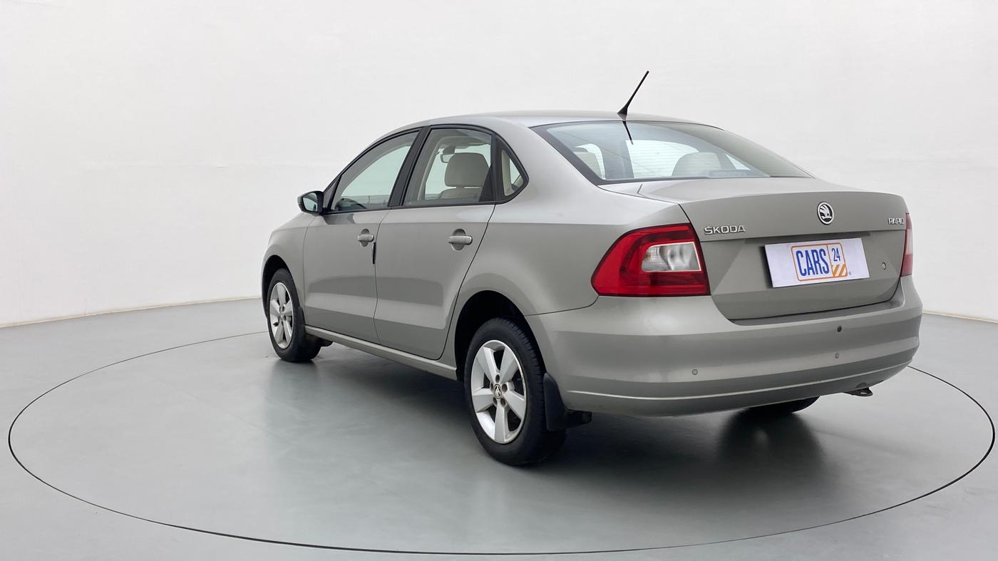 2016 Skoda Rapid 1.6 MPI STYLE PLUS AT, Petrol, Automatic, 16,601 km, Left Back Diagonal