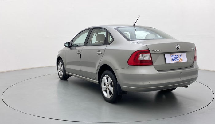 2016 Skoda Rapid 1.6 MPI STYLE PLUS AT, Petrol, Automatic, 16,601 km, Left Back Diagonal