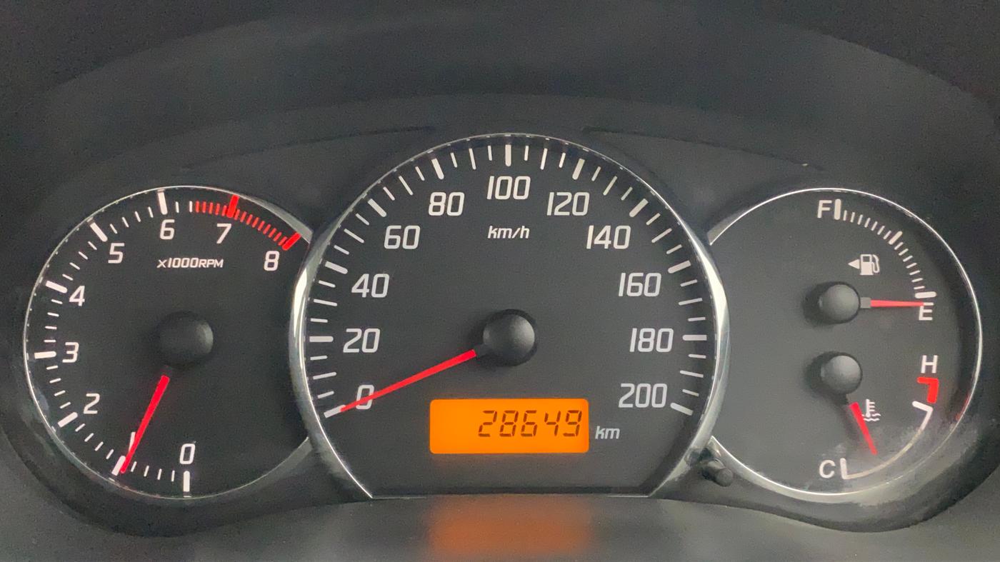 2009 Maruti Swift Dzire VXI 1.3, Petrol, Manual, 28,649 km, Odometer Image