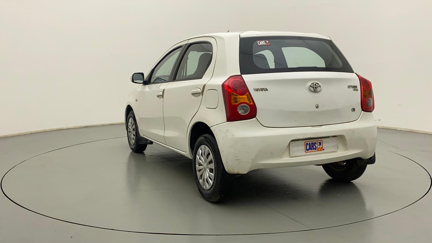 2012 Toyota Etios Liva G, CNG, Manual, 91,562 km, Left Back Diagonal