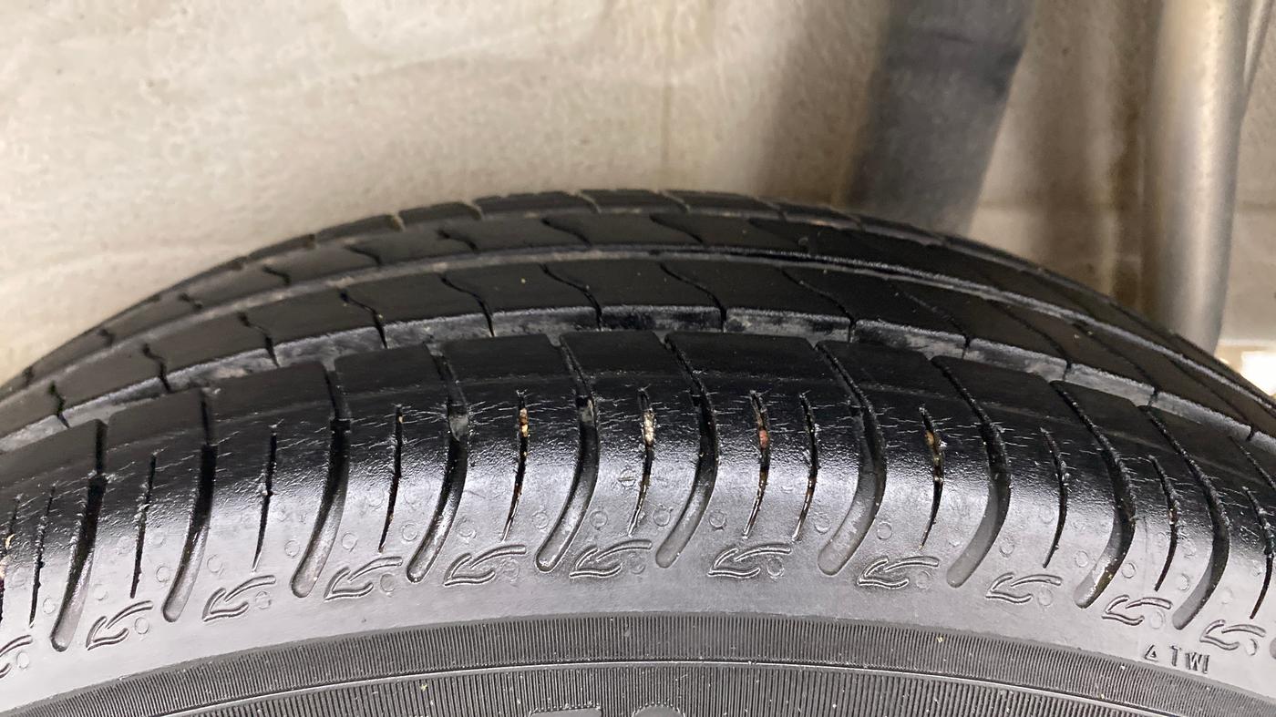 2021 Maruti S PRESSO VXI+, Petrol, Manual, 6,057 km, Left Rear Tyre Tread