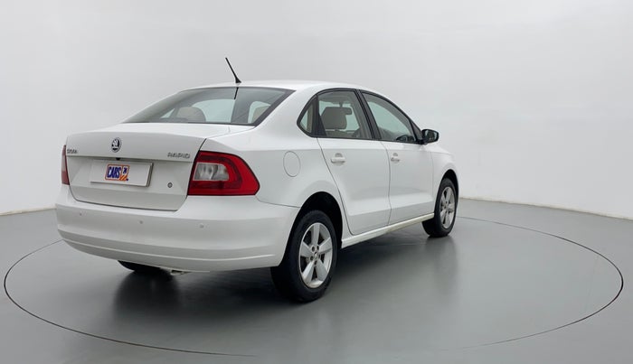 2016 Skoda Rapid 1.5 TDI MT AMBITION, Diesel, Manual, 45,660 km, Right Back Diagonal