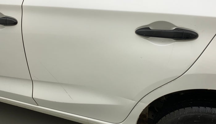 2019 Honda Amaze 1.2L I-VTEC E, Petrol, Manual, 29,588 km, Rear left door - Slightly dented