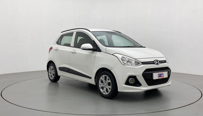 2016 Hyundai Grand i10 SPORTZ 1.2 KAPPA VTVT, Petrol, Manual, 73,565 km, Right Front Diagonal