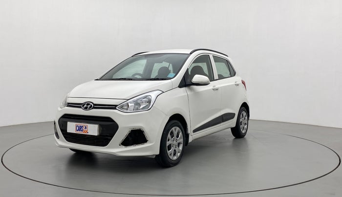 2016 Hyundai Grand i10 SPORTZ 1.2 KAPPA VTVT, Petrol, Manual, 73,565 km, Left Front Diagonal